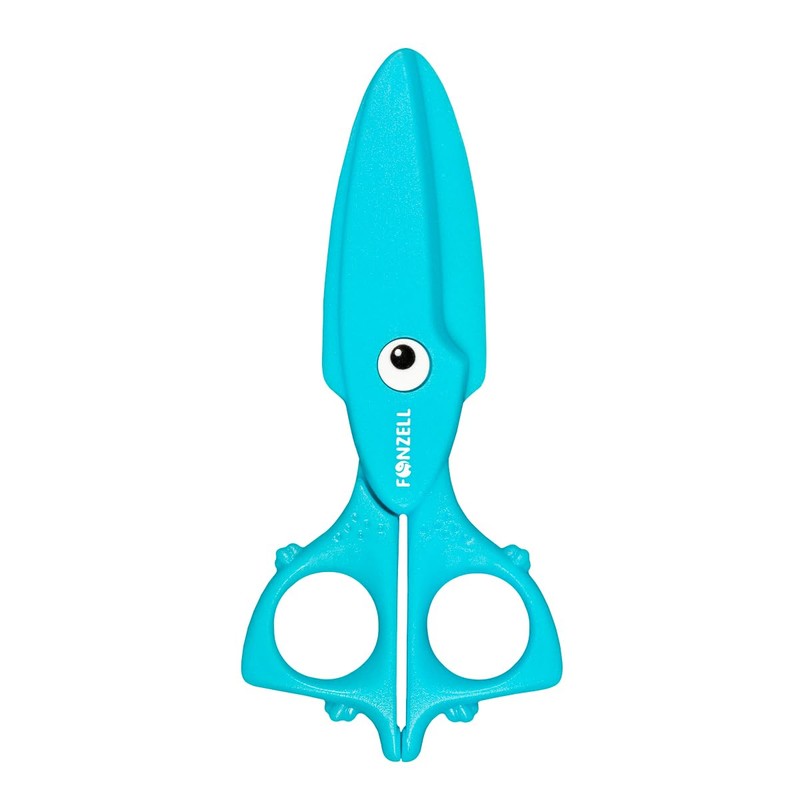 Fonzell Kids Safety Scissors - Squid Design
