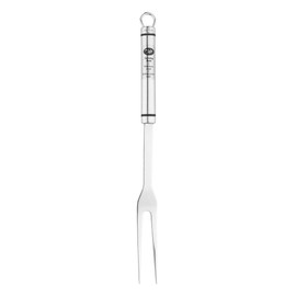 Tala Stainless Steel Fork, 2 Prong Carving Fork Ideal for holding roasted meats steady while Carving after Cooking or BBQ, Dishwasher safe, 33.4 x 2.5 x 1.5 cm