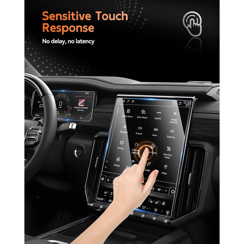 CDEFG 3PCS for 2024 2025 2026 GMC Acadia Screen Protector,
