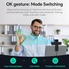 N newline 4k Webcam for PC with Microphone, 3 AI