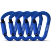 FVW 5 Pack Heavy Duty Climbing Carabiners, 25KN Auto Locking