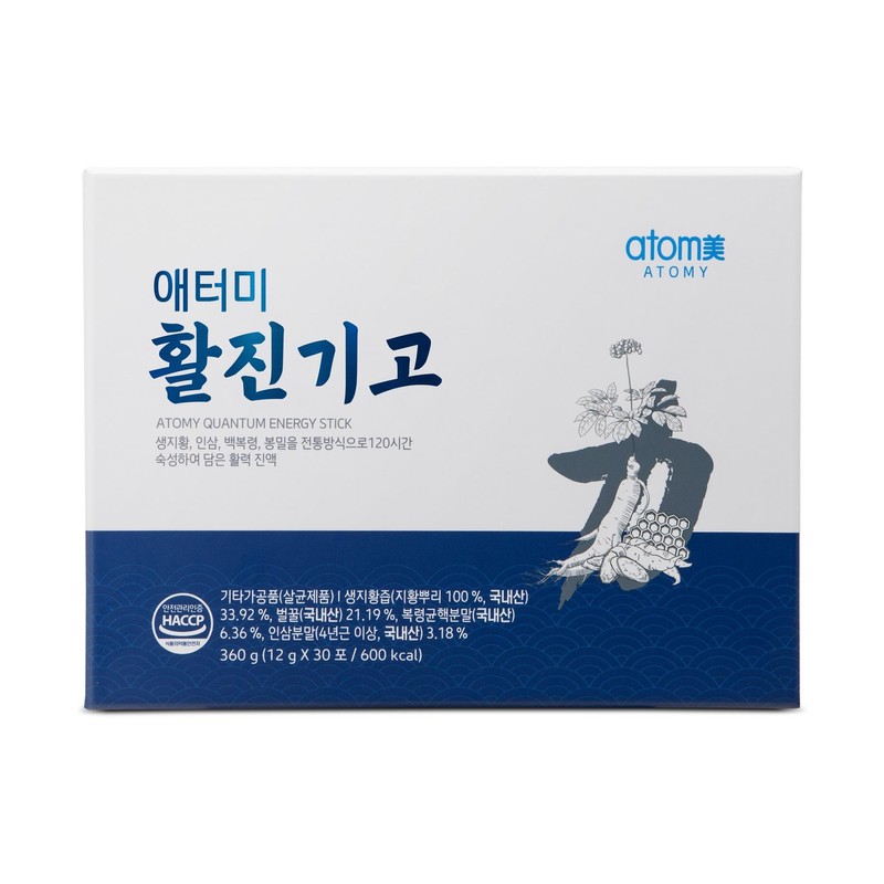 Atomy Hwaljingigo 12g x 30 packets / 애터미 활진기고 12g