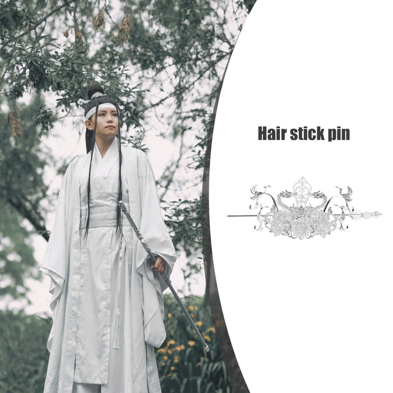NOLITOY Chinese Traditional Hair Crown, Hanfu Hair Headdress Ancient Hair