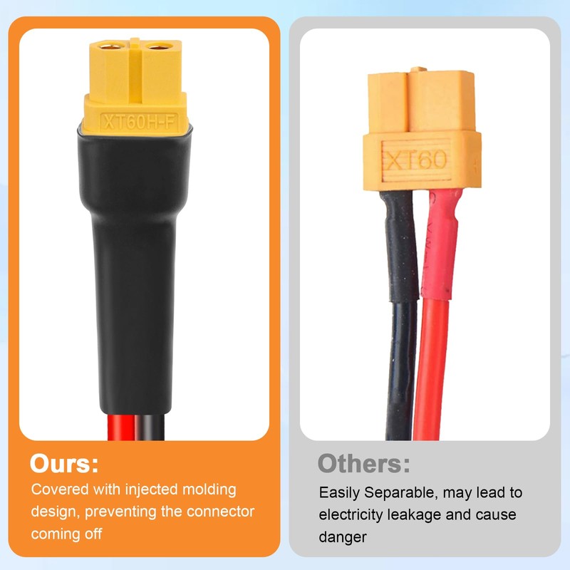10AWG 50FT XT60 Solar Extension Cable 2 3 6 10