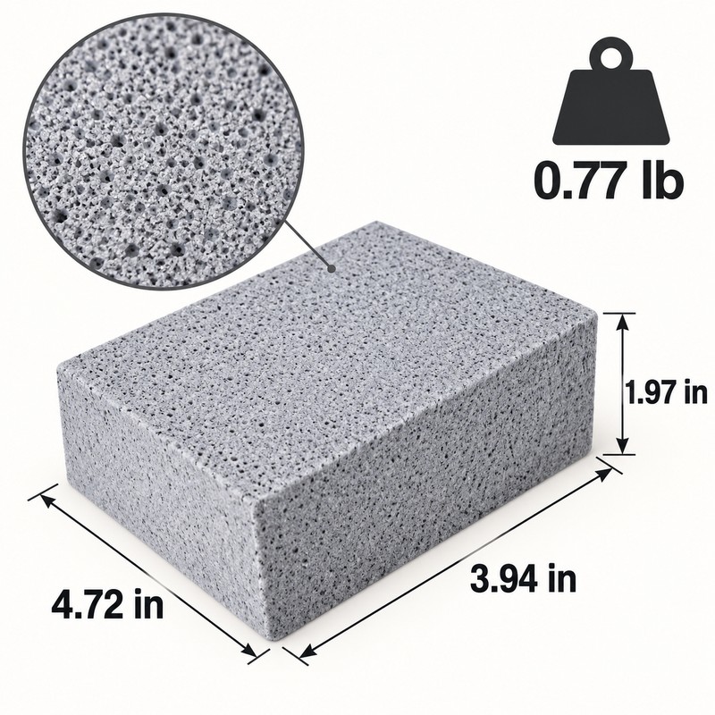 2pcs BBQ Grill Cleaning Stone Brick, Pumice Grill Cleaner for