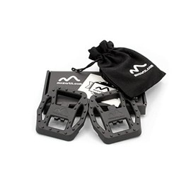 MOZARTT Click Pedals Pedal Platform Adapter for Flat Pedals Premium Quality Clipless Pedal Adapter to Flat Pedal for Shimano SPD and Look X-Track System No Shoe Plates Required