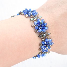 MIYUKI Beads Kit Super Duo Beads Accessories Kit Blue Shell Bracelet BFK-456