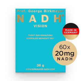 Prof. George Birkmayer NADH – Vision (60 capsules 20 mg NADH / Coenzyme 1 per capsule)