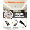 WNSNOU COB LED Streifen Warmweiss 10M, LED Stripe Dimmbar 24V