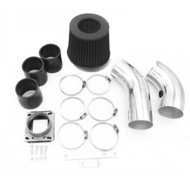 Performance Air Intake Filter System Kit Compatible For 1998 1999 2000 2001 Ranger and B2500 2.5L 4Cyl SOHC (Black)