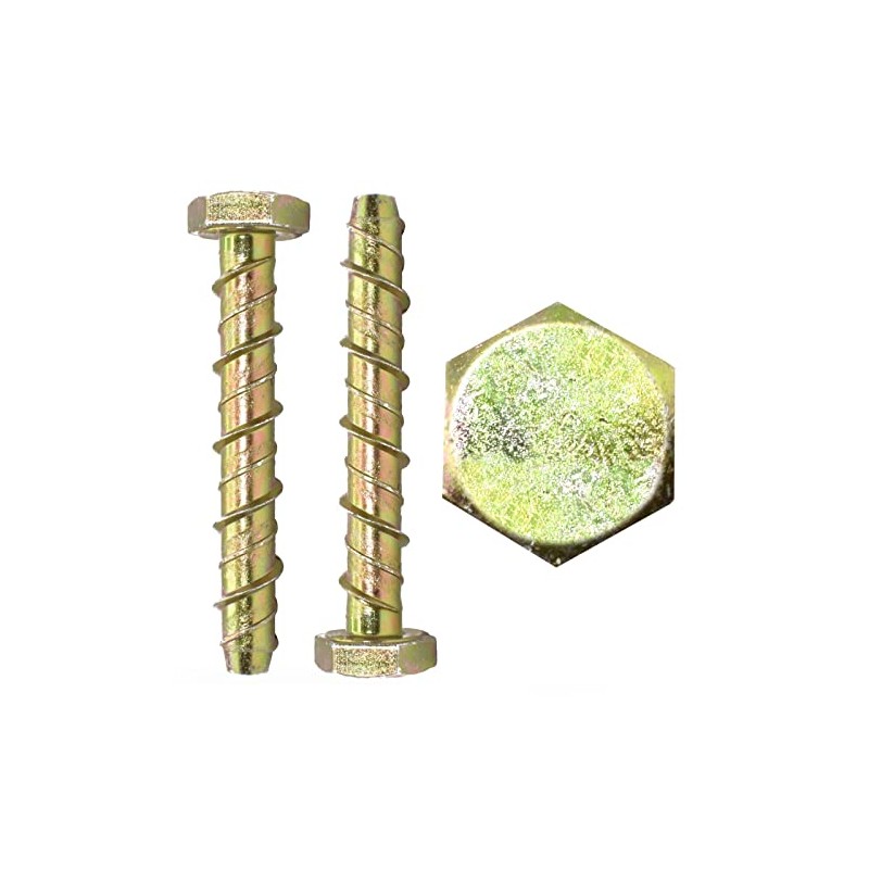 12, M10 x 60 Genuine Thunderbolt® Masonry Concrete Anchor Screw