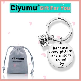 Photography Gifts for Women Camera Keychain Photography Lover Gift for Women Men Daughter Friend Retirement Gift for Photographer Birthday Inspirational Gift for Photography Photo Lover Camera Lover