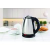 Daewoo SDA1516GE 1.8L Kettle, 18/8 Stainless Steel, Brushed Steel