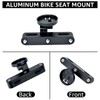 NineLeaf Bike Alarm Holder, Bike Seatpost Mount, Bike Cargo Rack