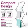 BLACK+DECKER Over The Door Expandable Telescopic Drying Rack, Clothes Organizer,