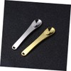 Ipetboom Makeup Spatula Set 4pcs Zinc Alloy Scoops Mini Spoons