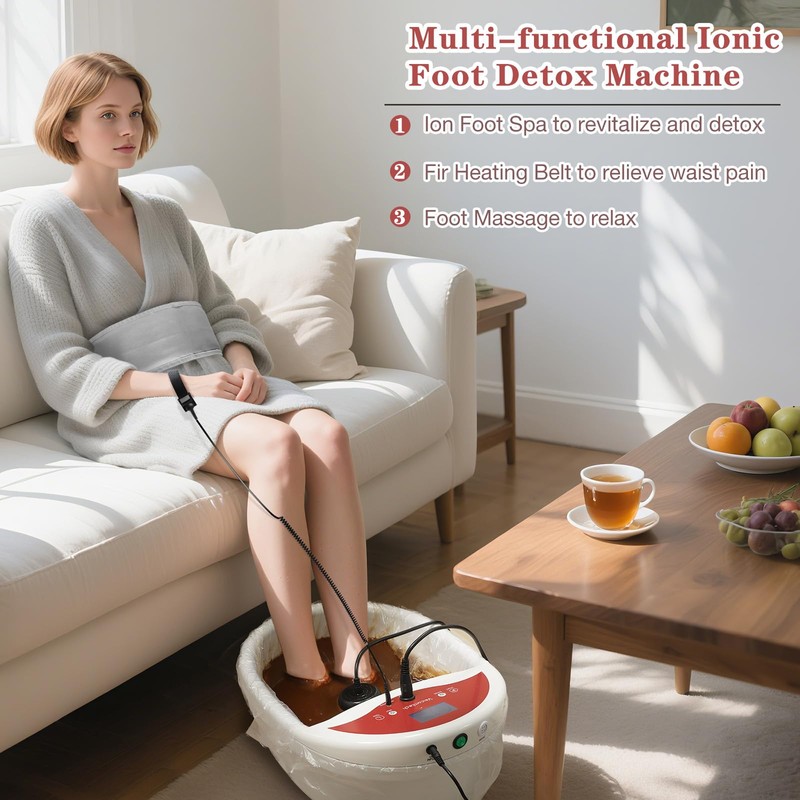 veicomtech Ionic Foot Bath Detox Machine, Foot Detox Machine, Ionic