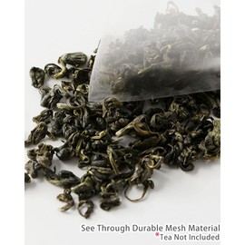 Insiswiner 500 Pcs Nylon Tea Bags Drawstring Empty Tea Bags for Loose Leaf Tea, Filter Bags Tea Infuser Strainer Bags 2.36"x2.75"