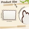 Aitakatta Scalloped Felt Bulletin Board, Self-Adhesive Cork Board Alternative, 31x24