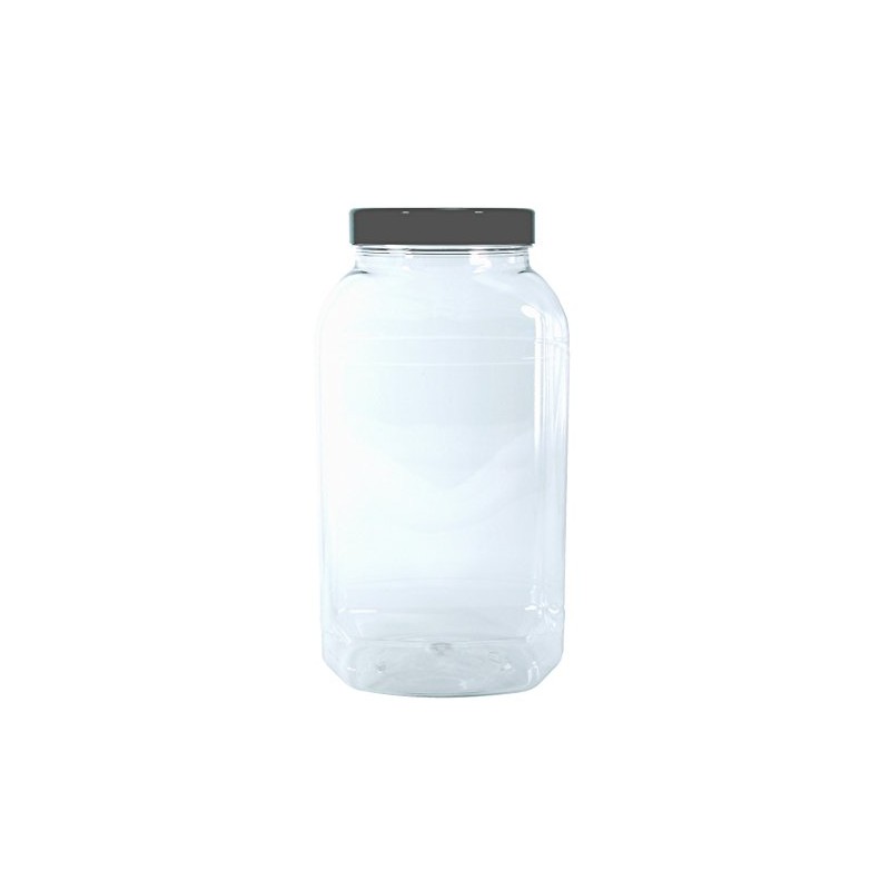 Britten & James Large Food Grade Plastic Jar with Black