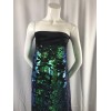 New Creations Fabric And Foam Inc GREEN IRIDESCENT SEQUINS ON