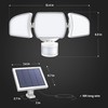 Feit Electric Outdoor LED Triple Head Solar Security Flood Lights