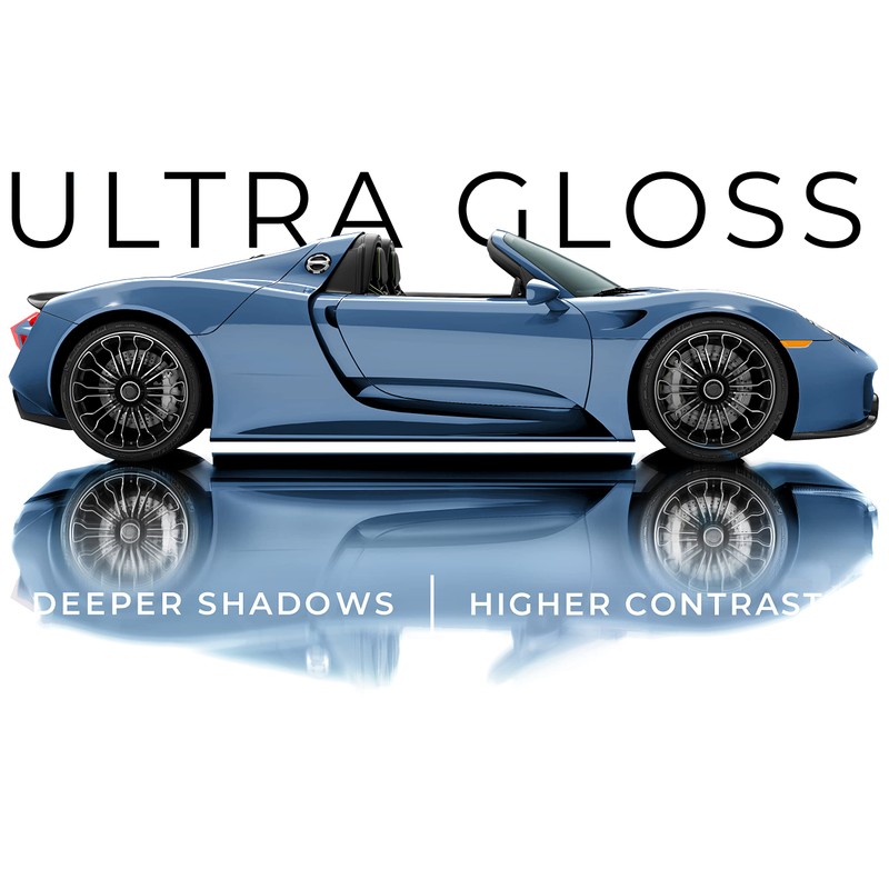 VViViD+ Ultra Gloss China Blue 1.5ft x 5ft Vinyl Car