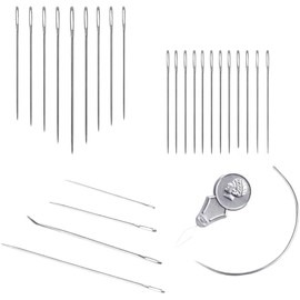 PARENCE. - Set of 26 Sewing Needles - Assorted Needles for All Your Projects: Cross Stitch, Classic Sewing, Tapestry and More, Silver