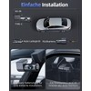 CIEVIE 4K + 1080P Car Front Rear Dash Cam with