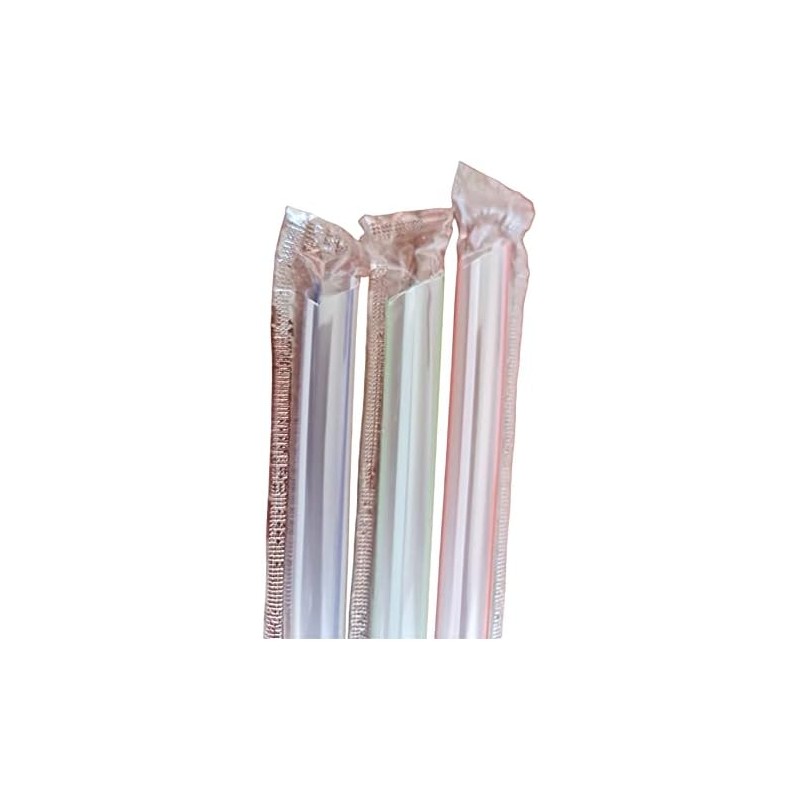 Popotes Reutilizables para boba drinks, con puntas en ángulo, para