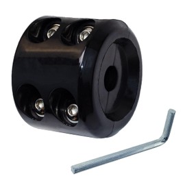Rubber Winch Stopper for Cable Hook, Rubber Rope Line Saver for ATV UTV SUV Winches, with Allen Wrench (Black)