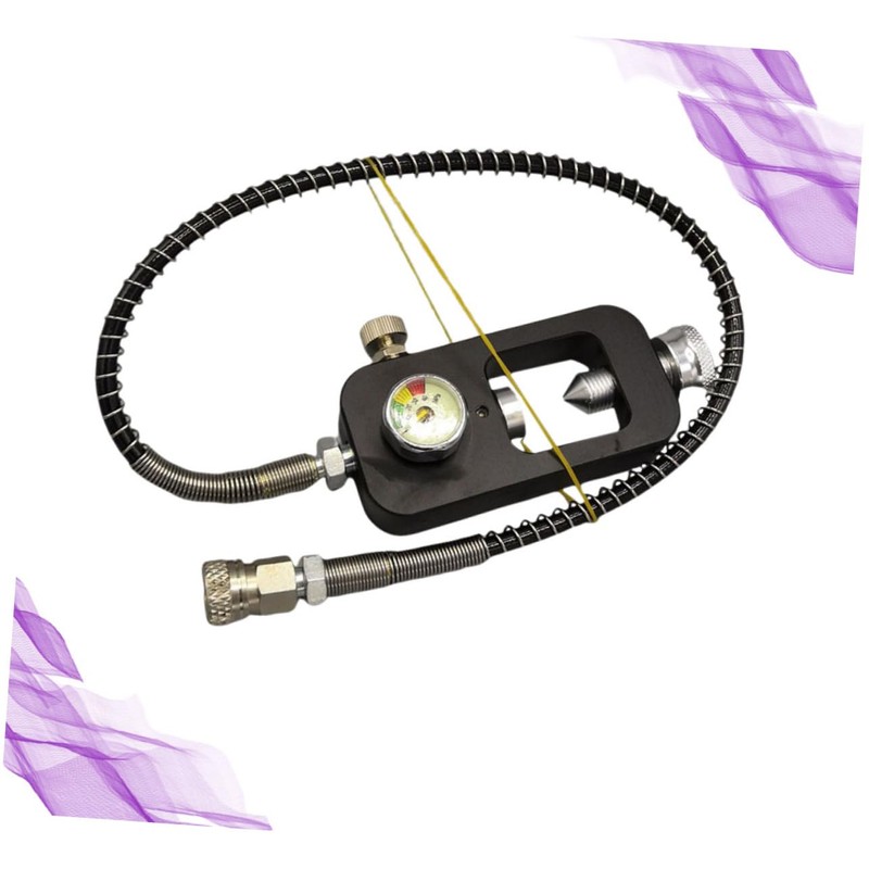 TEHAUX Oxygen Air Bottle Inflation Valve Adapter Large to Small