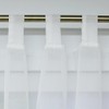 ESLIR Tab-Top Curtains Window Curtain Transparent Voile 1 Piece