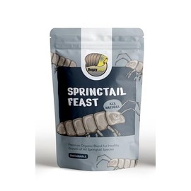 Bugzy Bugs Springtail Feast All Natural Premium Organic Food Blend for Springtails