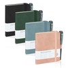 Mulaibdin 4 Pcs Pocket Notebook, Small Notebooks Pocket Size, A7