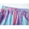 100% Cotton Tie Dye Crop Top & Shorts Clothes Set