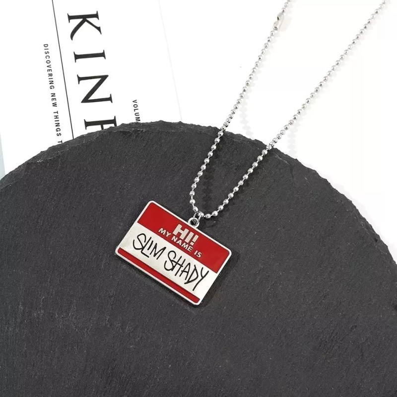Jextech Collar Del Rapero Eminem My Name Is Slim Shady