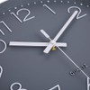 jomparis 20 cm Modern Quartz Silent Wall Clock Sweeping Seconds
