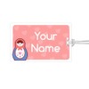 Kids Labels Durable Large Luggage & Bag Tag Russian Doll