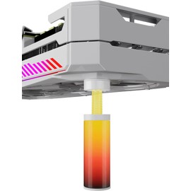 Novonest gpu support grabo stay, gpu stay, 5V 3PIN ARGB video card holder, height adjustment, grab, support, free stretching, graphic card support, GPU stand, vga support stay "ARGB49T"