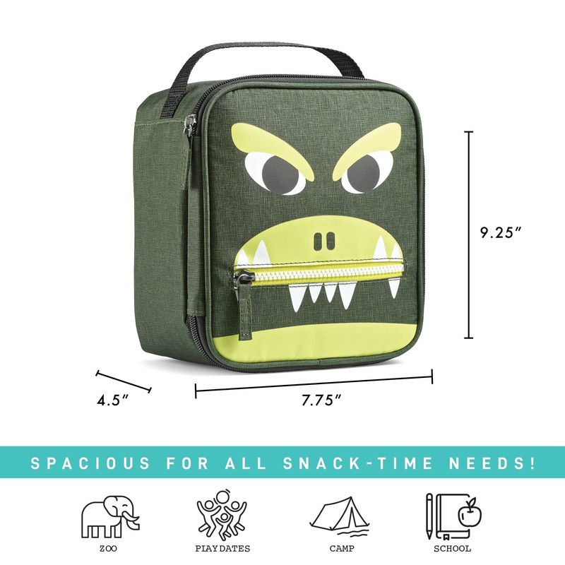 Fit & Fresh Dinosaur Lunch Box, Polyester, Unisex, 3+