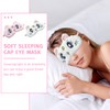 2 Pack Soft Plush Sleep Eye Masks, Cute and Comfortable
