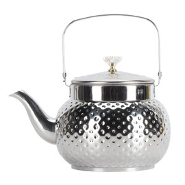 Stainless Steel Teapot, Removable Filter, Family Use, Coffee Table Serving Pot, Traditional Tea Kettle with Thermostability, Versatile Usage for Home Hotel Restaurant, Easy to