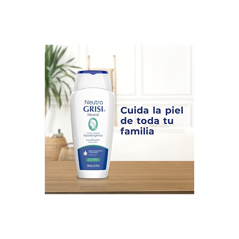 Crema corporal Grisi Neutro hipoalergénica 400 ml