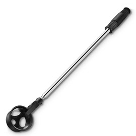 Huakaile Stainless Steel Golf Ball Retriever Telescopic for Water, 78.7" Extendable Golf Ball Grabber with Locking Scoop, Golf Ball Picker Upper Tool Accessories for Golfer Women Men Black (1 Pack)