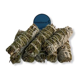 NESSASTORES - White Sage + Juniper Smudge Incense 4" Bundle #JC-206 (64 pcs)