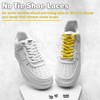 YUNAI No Tie Shoe Laces, 100cm Rotary Buckles Elastic Shoelaces