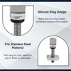 4pcs Surfboards Fin Screw, 316 Stainless Steel Sup Fin Screws