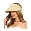 sy soul young Sun Hat Women's Summer Straw Hat Foldable