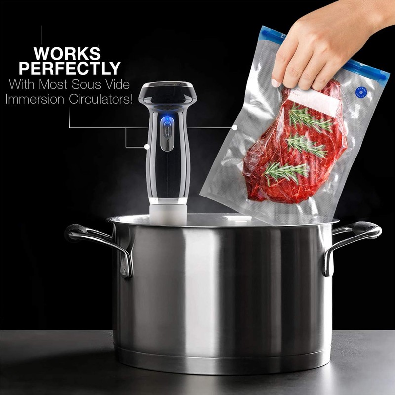 VICARKO 30 Vacuum Zipper Bags, Vacuum Sealer Bags, Food Storage,
